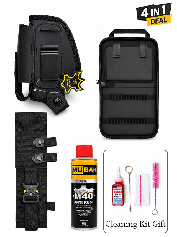 Concealed Carry 4 in 1 Holster and Cleaning Combo Deal