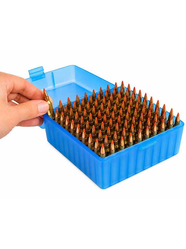 Tsunami 100 Round Ammo Storage Box for Rifle Cartridges, Box Only