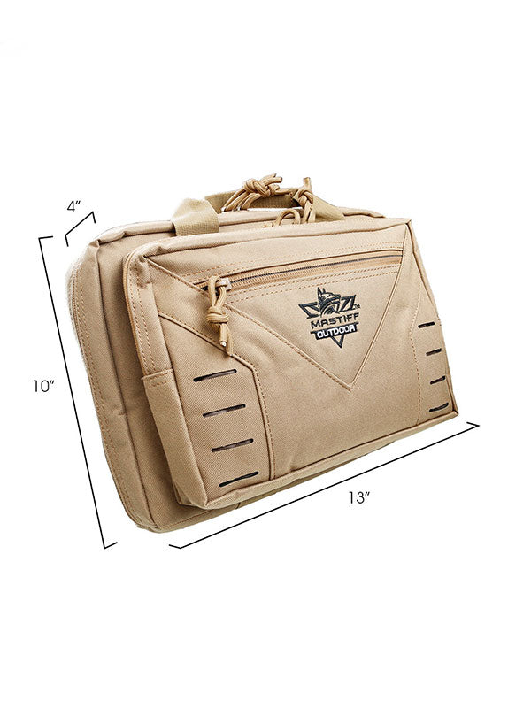 Mastiff Outdoor Dual Pistol Range Bag