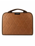Genuine Cow Leather Pistol Case with Magazine Pockets