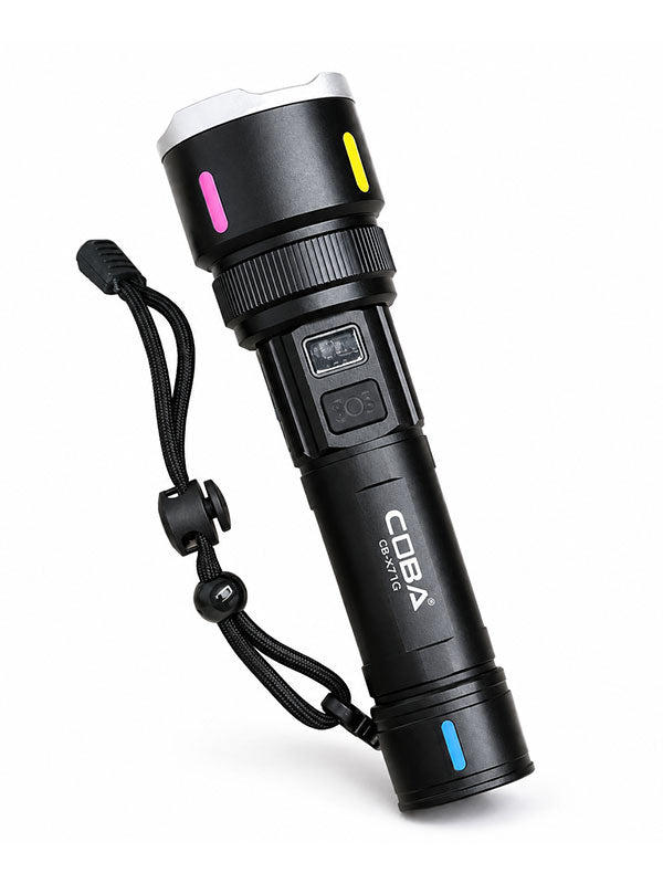 COBA CBR 4716 rechargeable LED flashlight